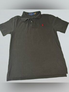 Youth Black Polo Ralph Lauren Classic Fit Polo Shirt